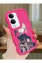 Vivo Y19S Gt 5g Compatible Case Camera Protector Red Silicone Couple Phone Case Girl Pattern