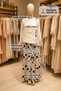 Women's Bohemian Linen Top and Polka Dot Wide-Leg Pants Two-Piece Set - 3