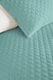 Turquoise Modern Young Room Single Pique Set - Mint Quilted 160X220 cm Seasonal Bedspread - 3