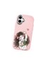 Samsung Galaxy A06 Compatible Case Camera Protective Pink Silicone Couple Phone Case Girl Patterned - 3