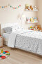 Geometric White Young Room Single Pique Set-Pastel Blue Pink 160X220Cm Quilted Bedspread - 4
