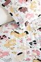 Farm Animals Pastel Kids' Room Single Pique Set-Cute Patterned 160X220Cm Bedspread - 3