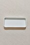 Basic Porcelain Rectangular Serving Plate White, Serving Plate, 1 Piece