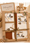 100% Organic Cotton Giraffe Patterned Newborn Hospital Discharge Baby Set - Boxed - 4