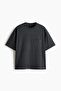 Pamuklu Tişört Oversized Fit - 4