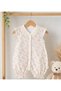 Baby Girl Jumpsuit 3-6-9 Months Spring Flowers Themed Festive Collar Cotton Jumpsuit - 2