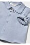Newborn Baby Boy Long Sleeve Shirt Blue - 3