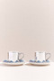Iznik Porcelain Cup Set of 2, Cup