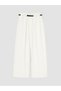 Peak New Season Wide Leg Women's Trousers with Belt at the Waist