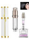 زجاجات عطر فارغة قابلة لإعادة التعبئة، بخاخ عطر محمول صغير، زجاجة رش عطر للسفر، مانعة للتسرب، جلد فاخر، 5 مل