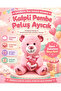 Pink Plush Teddy Bear with Heart - 2