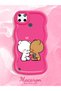 Realme C21Y Compatible Case Camera Protector Red Silicone Couple Phone Case Cute Pattern - 2