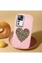 Mi 12t Compatible Case Camera Protector Pink Silicone Couple Phone Case Heart Pattern - 2