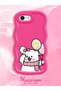 iPhone 7 Compatible Case Camera Protector Red Silicone Couple Phone Case Cat Pattern - 2