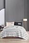 Quilted Bedspread Set Double Funny Black-Brown - 3
