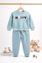 Baby&Child 100% Cotton Happy Embroidered 2-Piece Top and Bottom Set - 2