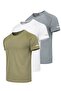3-Pack of Quick-Dry Athletic Technical Sports T-Shirts