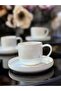 6-Person Porcelain Acar Pearl Dream Coffee Cup Set