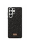 Samsung Galaxy S22 Ultra Case with Silicone Edges and Shiny Lux Diamond Cover