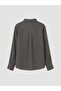 Lcw Everyday Gray Women's 100% Linen Shirt - 6
