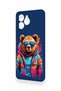 Omix X6 Compatible Bear Patterned Silicone Case with Glasses - 4