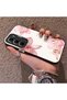 Infinix Hot 60 5g Compatible Silicone Edge Hard Back Case Couple Phone Case with Floral Pattern - 2