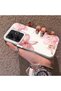 Redmi 13 4g Compatible Silicone Edge Hard Back Case Couple Phone Case with Floral Pattern - 2
