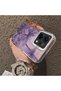 Oppo Reno 14 5g Compatible Silicone Edge Hard Back Case Couple Phone Case Butterfly Pattern - 4