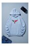 Men's Hooded Printed Relaxed Fit Sweatshirt