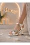 Stone Detailed Thin Heeled Evening Dress Shoes - 2