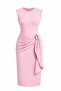 Women's Buckle Detailed Belted Gathering Molded Maxi Dress - Sevde Ugur