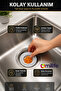 2 Pieces Plastic Sink Drain Strainer Kitchen Sink Drain Filter Hair Hairball Food Residue Catcher - 8