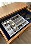 Glasses, Watch, Bracelet, Ring, Jewelry Box, Suede Fabric Covered over Mdf - 5