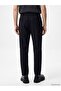 Southblue Navy Blue Regular Fit Men's Trousers with Elastic Waist - 4