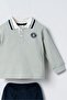 Baby Boy Water Green Long Sleeve Pajama Set Usb3197-C-V2 - 2