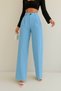 Azure Grace High Waist Palazzo Pants - 6