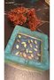 Shiny Water Green Pearlescent Transparent Colored Small Seashell Decorated Square Shaped Ash Tray Handmade Epoxy Gift - 8