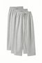 Set of 3/Pack Unisex Men'S/Women's Regular Fit/Comfortable Cut/Comfortable Fit Multi-Color Pipe/Straight Leg Sweatpants - 2