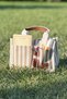 Women's Natural Fabric Canvas Hand and Shoulder Bag - Mini Tote Bag Suitable for Daily Use - 2