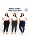 |   Women's Oversized Plus Size 3-Piece Cotton Thermal Leggings Black, Navy Blue, Anthracite (3 Pieces) - 2
