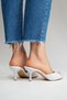 Women's Thin Open Toe Stylish Daily and Evening Dress 7 cm Heeled Slippers - 6