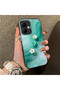 Tecno Spark Go 2 Compatible Silicone Edge Hard Back Case Couple Phone Case with Floral Pattern - 3