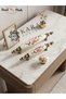 Hand-Painted Bouquet Porcelain Furniture Drawer Cloakroom Kitchen Cabinet Handle - 3