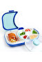 Compartment Lunch Box With Detachable Spinner Set & Carry Handle - Blue - 6