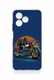 Realme C53 Compatible Moto Rider Patterned Silicone Case - 2