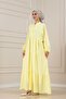 Lilyum Fabric Robe Katya Dress-Yellow