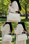 Comfort-Focused Multi-Compartment Women's Hand and Shoulder Bag - 2