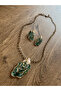 Geometric Design Style Necklace Earring Set - 2