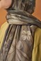 Riva Shawl Tencel Wild Flower Dark Green - 4