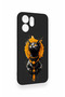 Oppo Reno 14F Compatible Egyptian Cat God Patterned Silicone Case - 3